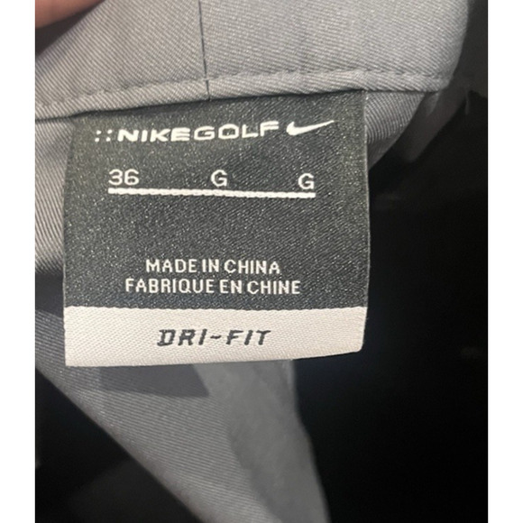 Nike Golf Dri Fit Shorts Gray Flat Front Performance Stretch 330239-021 36 8.5" - Picture 7 of 10